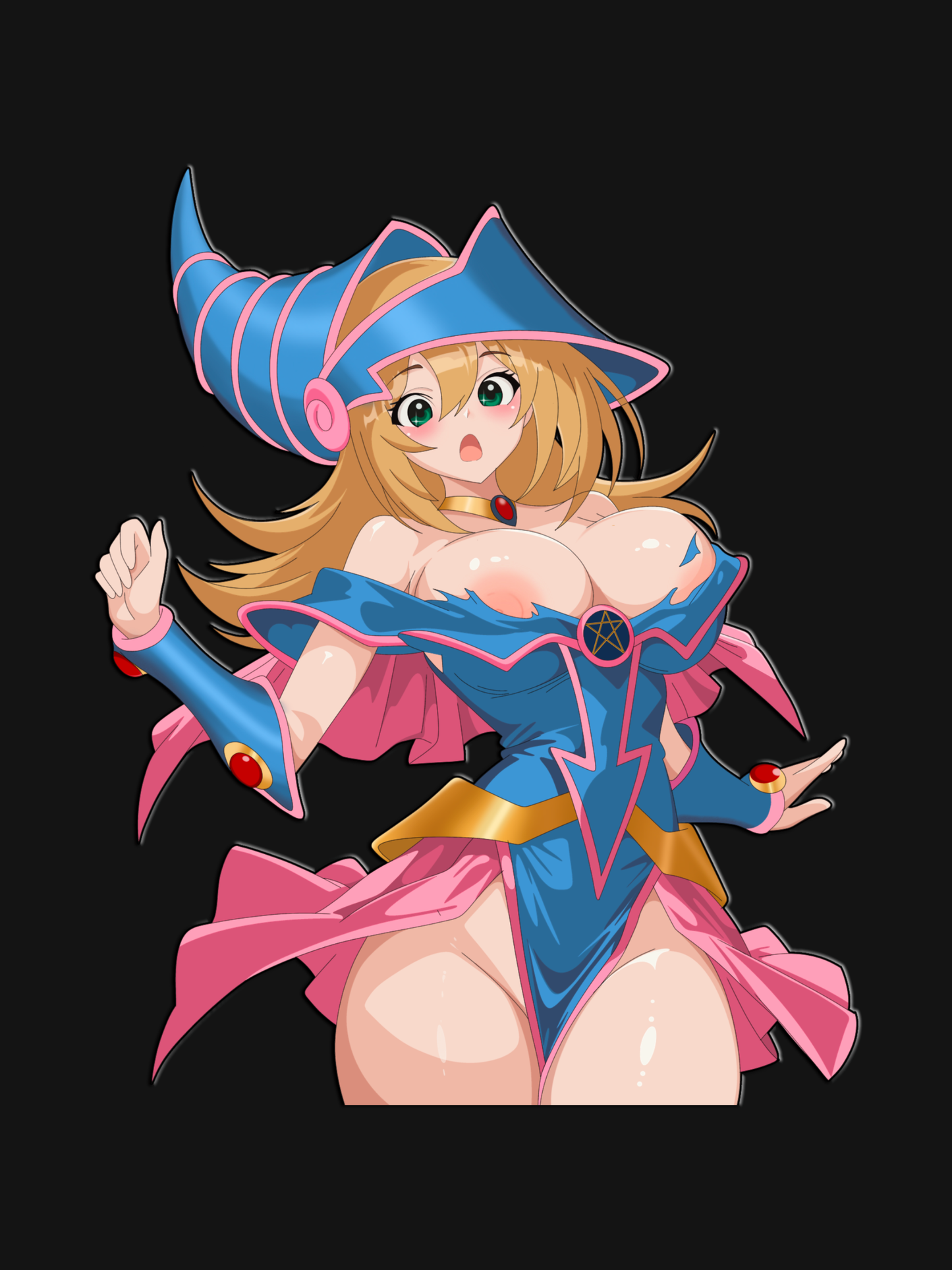 Dark Magician Girl Enamel Pin (In Hand)