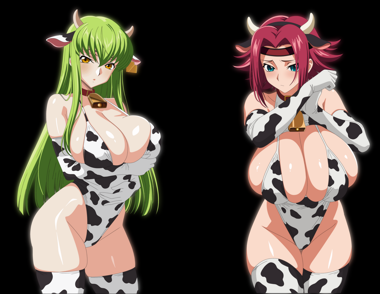 Cow C2 & Kallen Enamel Pins - (Pre-Preorder)